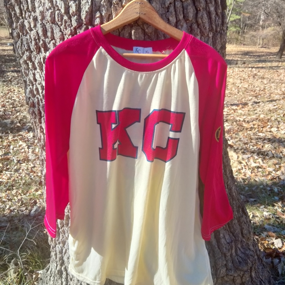 KC Jackie Robinson Monarch jersey t-shirt in size XL